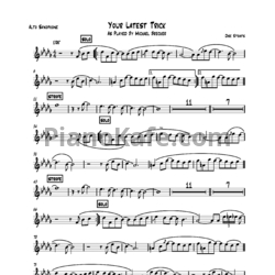 Ноты Dire Straits - Your latest trick