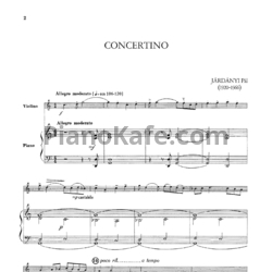 Ноты P. Jardaniy - Concertino - предпросмотр