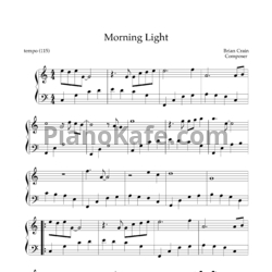 Ноты Brian Crain - Northern lights - предпросмотр