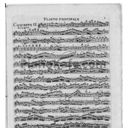 Ноты Франсуа Девьен - Концерт для флейты с оркестром №2 ре мажор (Партии) - предпросмотр