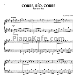 Ноты David Lanz - Corre, Rio, Corre (Run river run) - предпросмотр