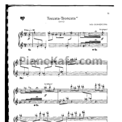 Ноты София Губайдулина - Toccata-Troncata - предпросмотр