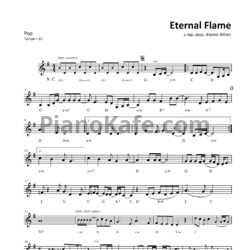 Ноты Atomic Kitten - Eternal flame