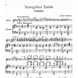 Ноты А. Хартман - Чардаш