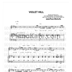 Ноты Coldplay - Violet hill - предпросмотр