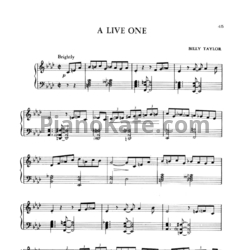 Ноты Billy Taylor - A live one
