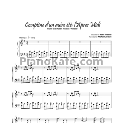 Ноты Yann Tiersen - Comptine autre ete