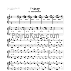 Ноты Isaac Shepard - Felicity - предпросмотр