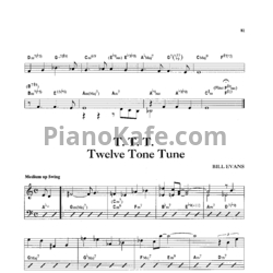 Ноты Bill Evans - Twelve tone tune (T. T. T.) - предпросмотр