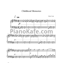 Ноты Brian Crain - Childhood memories - предпросмотр