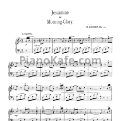 Ноты Генрих Лихнер - Jessamine (Morning-Glory) Op. 111 №6 - предпросмотр
