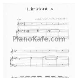 Ноты Mylene Farmer - L’Instant X - предпросмотр