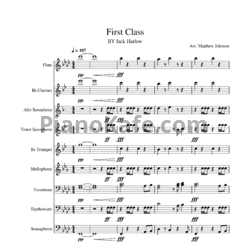 Ноты Jack Harlow - First Class (Партитура) - предпросмотр