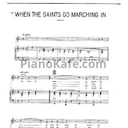 Ноты Louis Armstrong - When the saints go marching in (Версия 2) - предпросмотр
