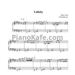 Ноты Brian Crain - Lullaby - предпросмотр