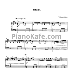 Ноты William Gillock - Fiesta - предпросмотр