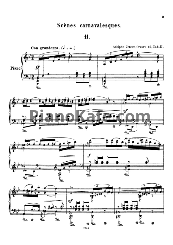 Ноты А. Йенсен - Карнавальные сценки для фортепиано (Op. 56) - PianoKafe.com