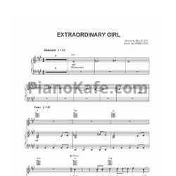 Ноты Green Day - Extraordinary girl - предпросмотр