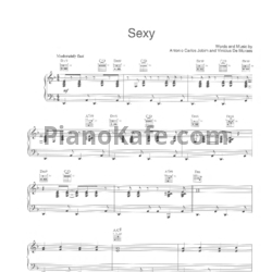 Ноты The Black Eyed Peas - Sexy - предпросмотр