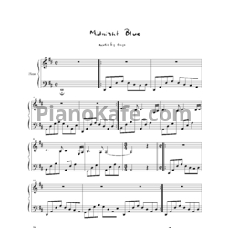 Ноты Enya - Midnight blue - предпросмотр