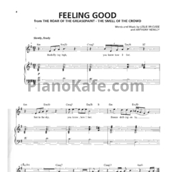 Ноты Avicii - Feeling good - предпросмотр