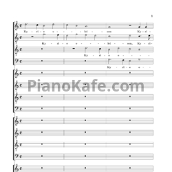 Ноты Антонио Аббатини - Месса для 4-х хоров