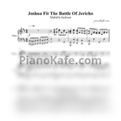 Ноты Mahalia Jackson - Joshua fit the battle of Jericho