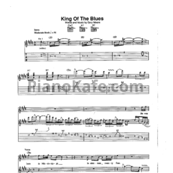 Ноты Gary Moore - King of the blues (Guitar tabs) - предпросмотр