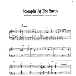 Ноты Red Garland - Stompin' at the savoy - предпросмотр