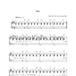 Ноты Sofia Karlberg - Stay (Rihanna cover) - предпросмотр