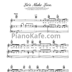 Ноты Marilyn Monroe - Let's make love - предпросмотр