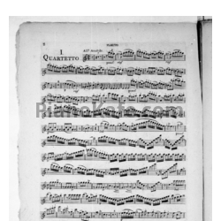 Ноты Франсуа Девьен - Квартет для флейты, скрипки, альта и виолончели ля минор (Партии) - предпросмотр