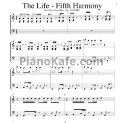 Ноты Fifth Harmony - The life - предпросмотр