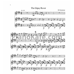 Ноты М. Линнеман - The gipsy rover - предпросмотр
