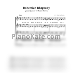Ноты Queen - Bohemian Rhapsody (Cover by Radio Tapok) - предпросмотр
