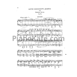 Ноты Г. Беренс - Drittes gesellschafts-quartett (Op. 72) - предпросмотр