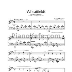 Ноты Greg Maroney - Wheatfields - предпросмотр
