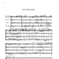 Ноты Георг Гендель - Опера "Птолемей, царь Египта" (HWV 25) - предпросмотр
