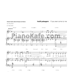 Ноты Antonio Carlos Jobim & Aloysio de Oliveira - Inútil paisagem - предпросмотр