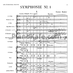 Ноты Густав Малер - Симфония №1 (Партитура)