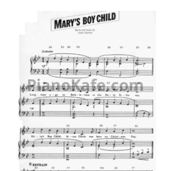 Ноты Boney M - Mary's boy child