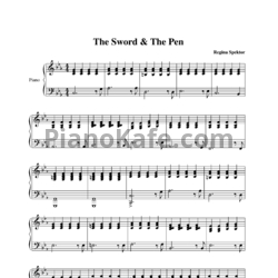 Ноты Regina Spektor - The sword & the pen