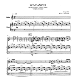 Ноты Secret Garden - Windancer - предпросмотр