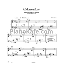 Ноты David Nevue - A moment lost - предпросмотр