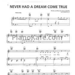 Ноты S Club 7 - Never had a dream come true