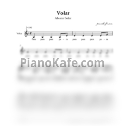 Ноты Alvaro Soler - Volar - предпросмотр