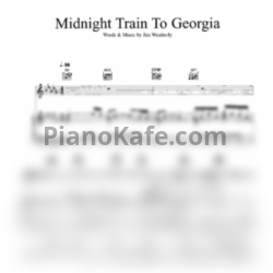Ноты Gladys Knight & the Pips - Midnight train to Georgia - предпросмотр