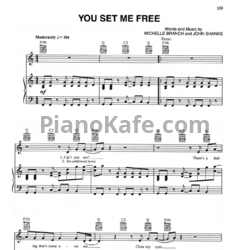 Ноты Michelle Branch - You set me free - предпросмотр