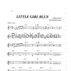 Ноты Lorenz Hart, Richard Rodgers - Little girl blue (Вокальная партия) - предпросмотр