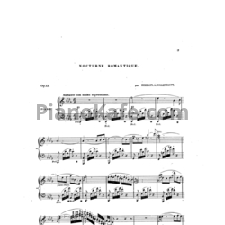 Ноты Герман Волленгаупт - Nocturne romantique (Соч. 15) - предпросмотр